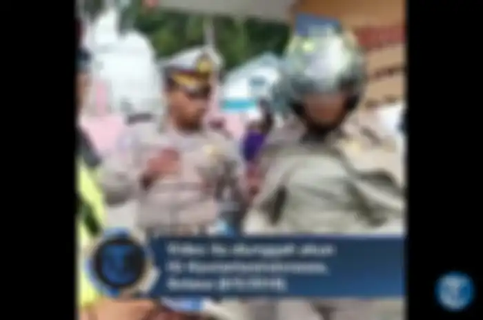 Pemotor diduga Satpol PP menolak ditilang