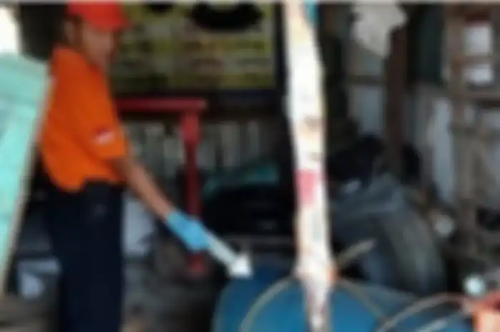 Kompresor meledak dan menewaskan dua orang di Desa Purwokerto, Kecamatan Tayu, Pati, turut Jalan Tayu Cluwak, Senin (20/5/2019).