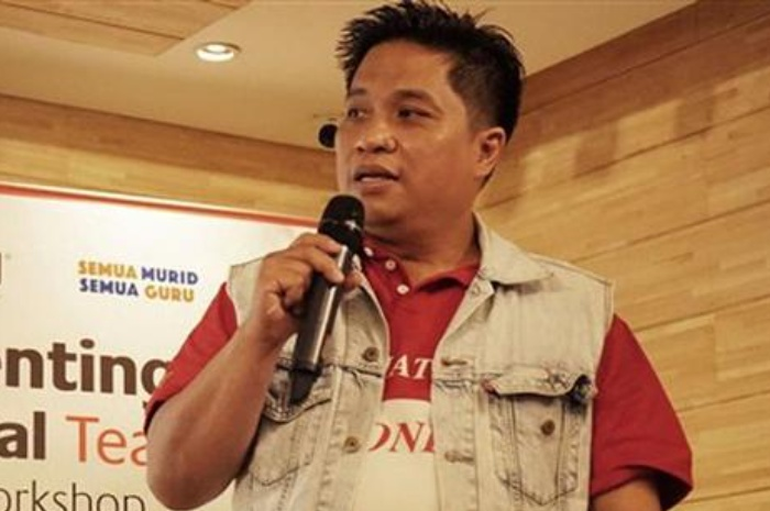 Sosok  motivator Julianto Eka Putra alias JE yang menjadi terdakwa kasus pelecehan seksual di Sekolah SPI