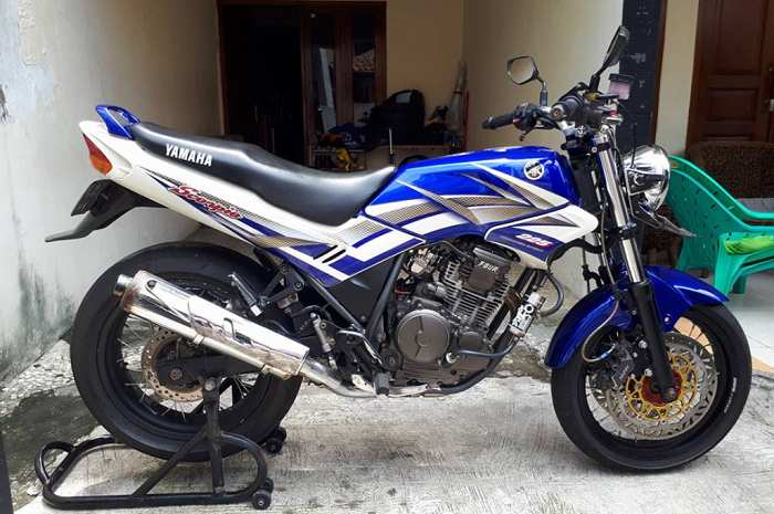 Yamaha Scorpio dengan modifikasi simpel namun berkelas