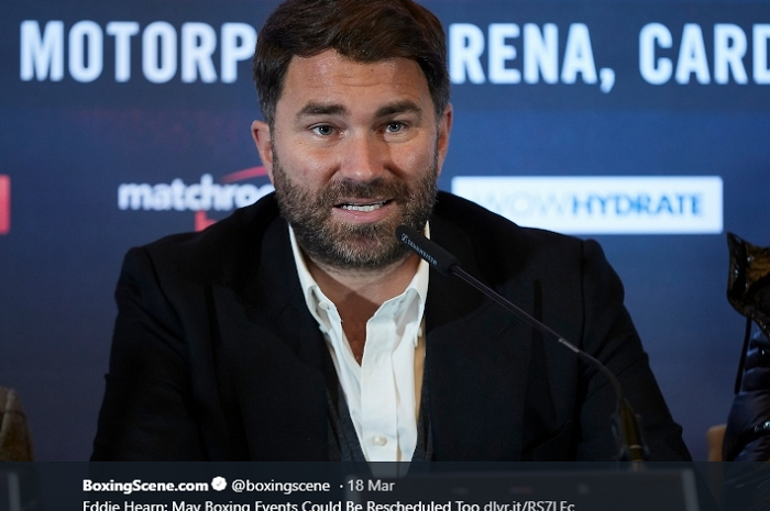 Sports Promoter &amp; Managing Director of Matchroom Sport , Eddie Hearn.