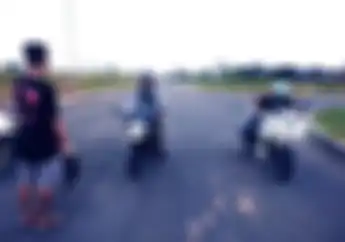 Gokil! Video Balap Liar Honda CBR150R , Suzuki GSX-R150 dan Yamaha V-ixion lama, Yang Menang Sungguh Diluar Duga