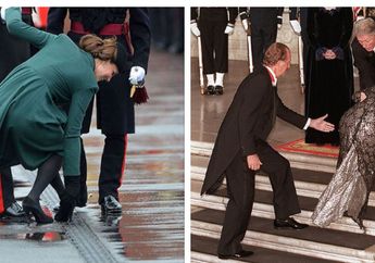 5 Potret 'Behind The Scene' Para Bangsawan, dari Heels Nyangkut hingga Jatuh Tersungkur