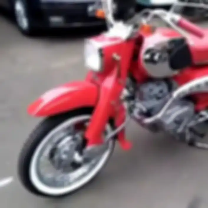 Penampakan Motor Honda Aneh