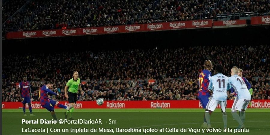 Tendangan Bebas Lionel Messi Bikin Pelatih Tim Kurcaci Ngeri