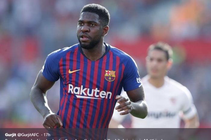 Bek tengah Barcelona, Samuel Umtiti