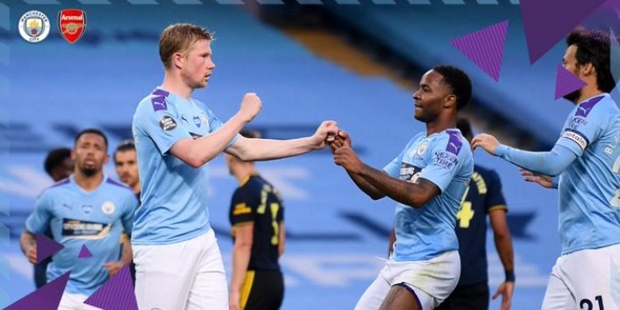 Hasil Liga Inggris - Drama Kartu Merah Warnai Kemenangan Man City Atas Arsenal