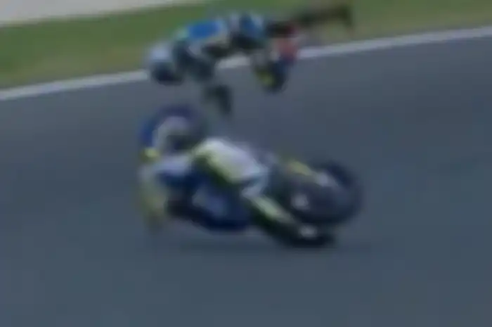 Remy Gardner terjungkal saat FP1 Moto2 Australia.