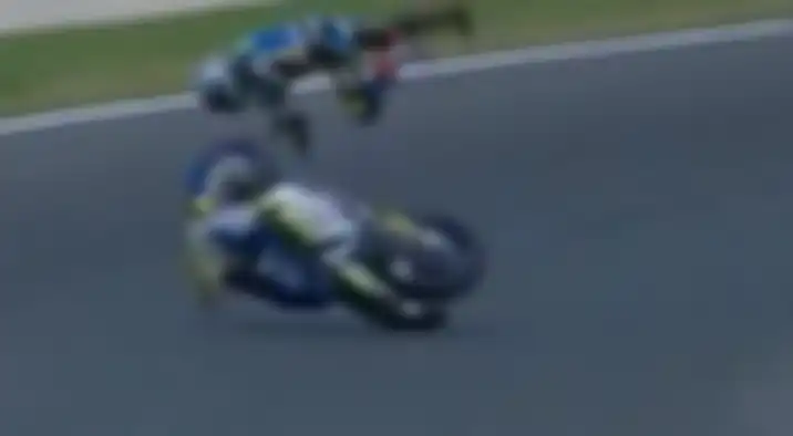 Remy Gardner terjungkal saat FP1 Moto2 Australia.