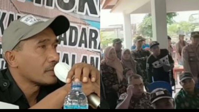 Gaguk yang didemo warga karena tolak menjabat 2 periode jadi kades