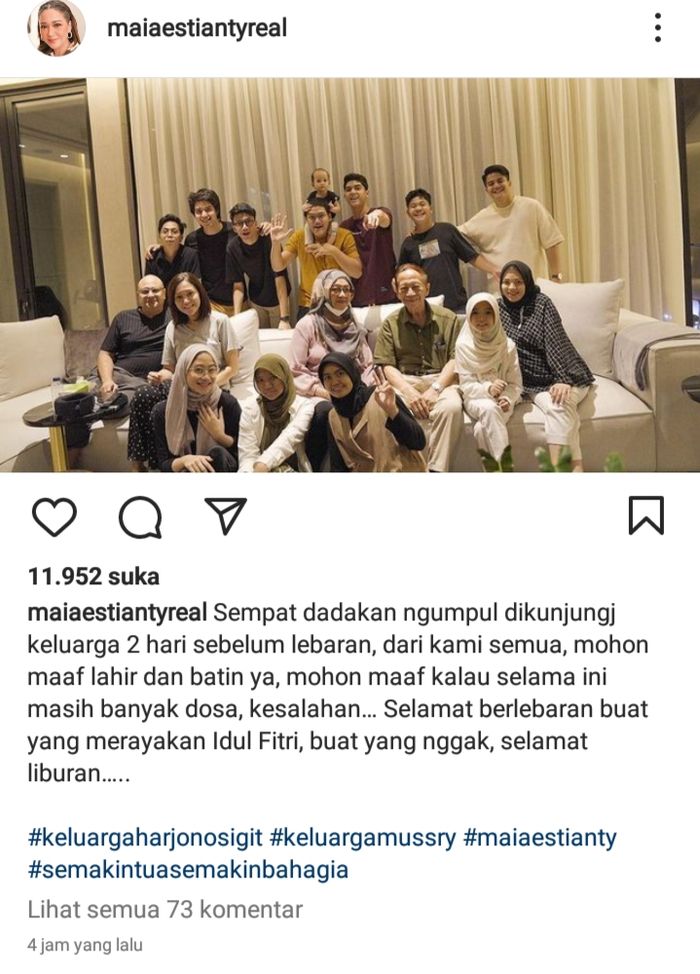 Postingan Maia Estianty