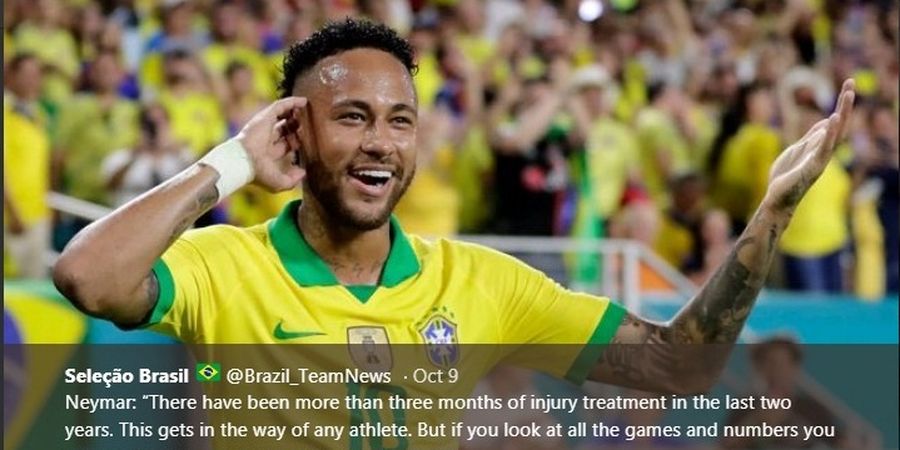 Hasil Uji Coba - Neymar Cuma Main 12 Menit, Brasil Gagal Menang Lagi