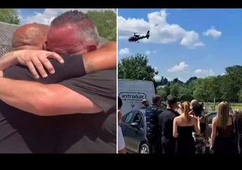 Pura-pura Sudah Mati, Pria Ini Muncul di Pemakamannya Sendiri Naik Helikopter, Alasannya Bikin Terenyuh