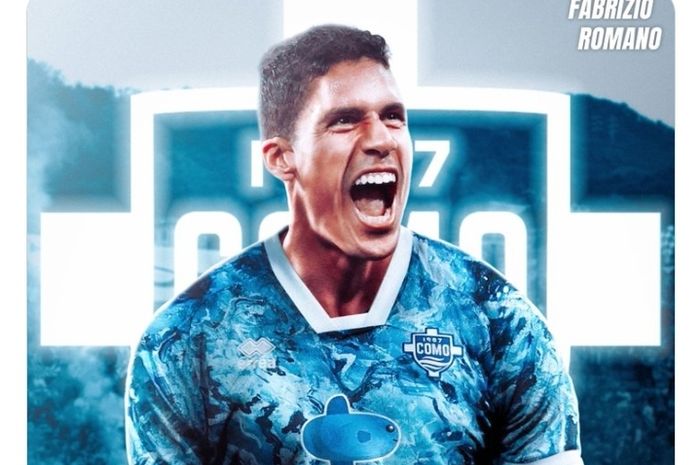 Bek tengah asal Prancis, Raphael Varane, sudah menyetujui tawaran klub milik orang Indonesia, Como 1907.