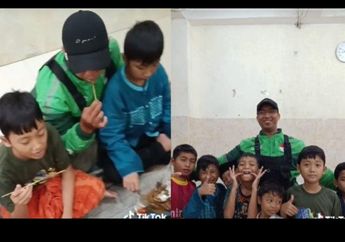 Kena Tipu Order Fiktif, Driver Ojol yang Terlanjur Beli 110 Tusuk Sate Ini ke Panti Asuhan, Aksinya Bikin Netizen Doakan Baik