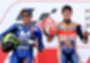 Cuma Valentino Rossi dan Andrea Dovizioso yang Mampu Menunda Perayaan Kemenangan Marc Marquez di MotoGP Jepang