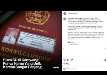 Viral Gegara Punya Nama Unik, Siswi SD Ini Ternyata Punya 2 Saudara yang Gak Kalah Panjang Namanya, Ini Artinya