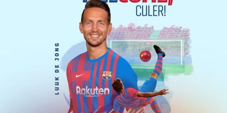 RESMI - Pinjam Luuk de Jong dari Sevilla, Barcelona Punya Striker Darurat Lagi