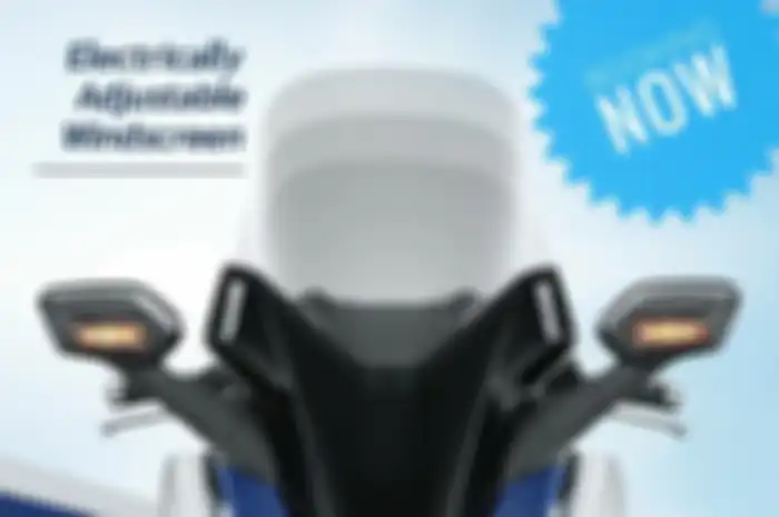 Windshield Honda Forza 250 yang bisa naik turun secara elektris