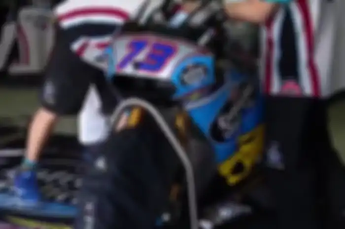 Motor Honda RC213V milik tim Marc VDS yang dipakai Alex Marquez tes di Jerez