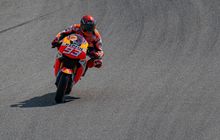 Detik-detik Sesaat Sebelum Marc Marquez Tabrak Pembatas Sirkuit Jerez