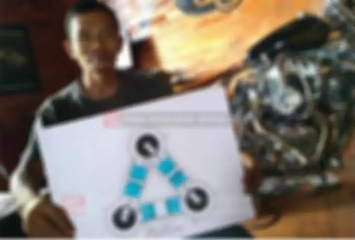 Ini gambar rancangan mesin yang akan dibuat