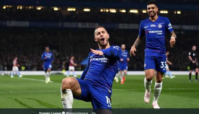 Winger Chelsea, Eden Hazard, diisukan ke Real Madrid