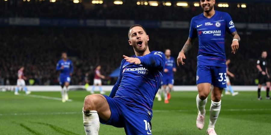 Hasil Liga Inggris - 2 Gol Hazard Pompa Chelsea Naik ke Urutan 3