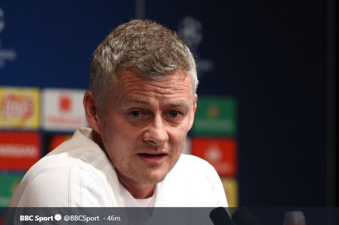 Pelatih Manchester United, Ole Gunnar Solskjaer.