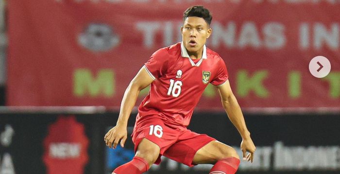 Wahyu Prasetyo yang akrab disapa Hulk akhirnya menjalani debutnya di timnas Indonesia saat melawan Turkmenistan dalam laga FIFA Matchday di Stadion Gelora Bung Tomo, Surabaya, Jumat (8/9/2023).