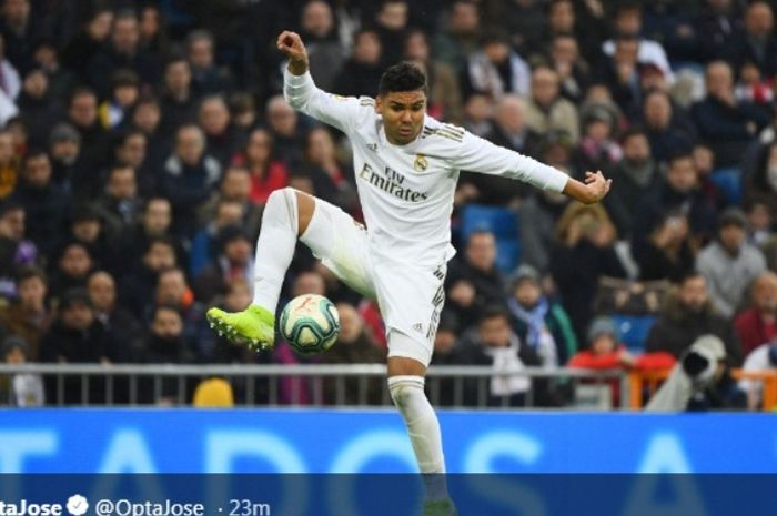 Gelandang Real Madrid, Casemiro.