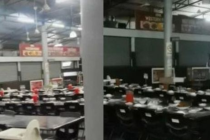 Tangkapan layar video dari TikTok yang menunjukkan sebuah restoran  di negeri Jiran.