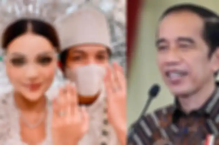 Presiden Joko Widodo adi saksi di pernikahan Atta Halilintar dan Aurel Hermansyah