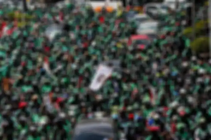 Aksi ojek online kemarin di depan Istana Negara