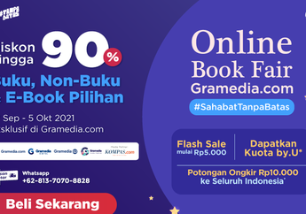 Gramedia Online Book Fair Banjir Promo Spesial Buku dan Aneka Keperluan Kuliah