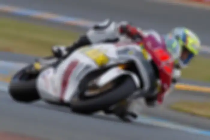 Rafid Topan Sucipto saat berlaga di Moto2
