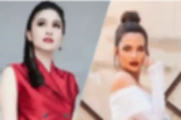 Kolase Nia Ramadhani dan Sandra Dewi