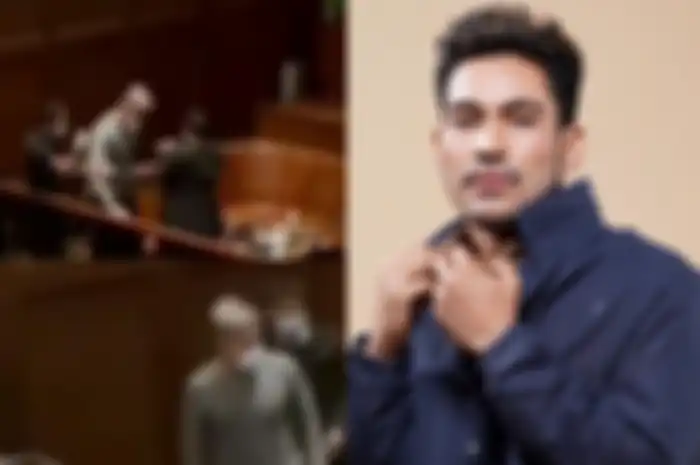 Seorang pria mirip Robby Purba ngamuk di restoran sampai dorong pelayan