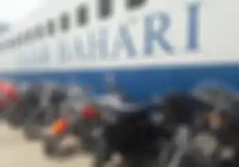 Kapal Roro KM Fajar Bahari V Bermuatan 18 Moge Mewah Ilegal Diamankan TNI AL 