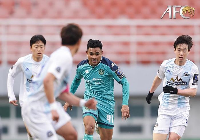 Bek timnas Indonesia, Asnawi Mangkualam, menjalani debutnya bersama Ansan Greeners di turnamen Piala FA Korea Selatan, Minggu (28/3/2021).