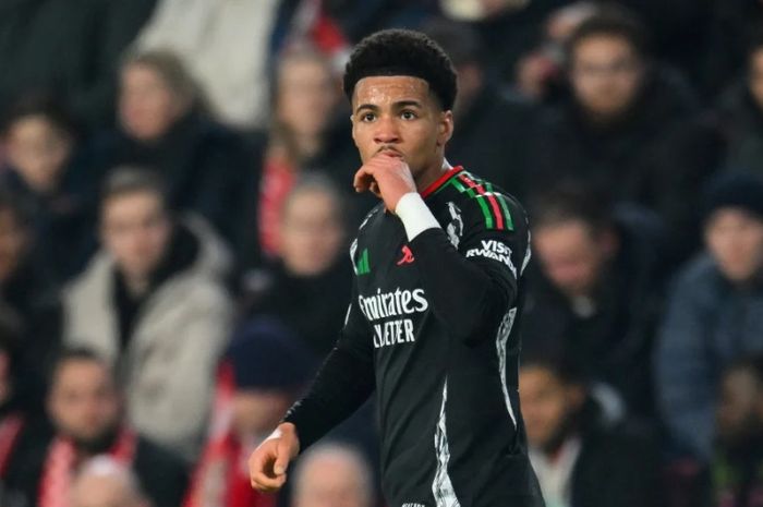 Gelandang Arsenal Ethan Nwaneri ikut mencetak gol kemenangan telak 7-1 atas PSV Eindhoven dalam leg pertama babak 16 besar Liga Champions 2024-2025.