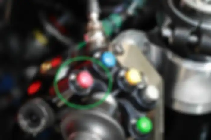Tombol merah pengatur power motor MotoGP
