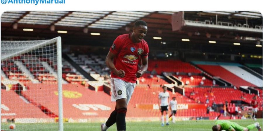 Cetak Hatrik, Anthony Martial Patahkan Kutukan Berumur Tujuh Tahun