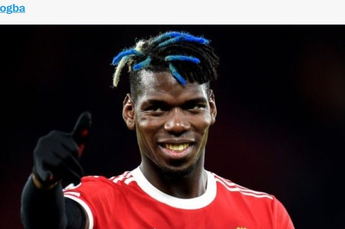 Gelandang Manchester United, Paul Pogba.