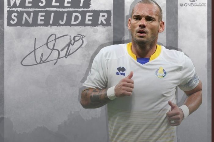 Eks gelandang timnas Belanda, Wesley Sneijder.