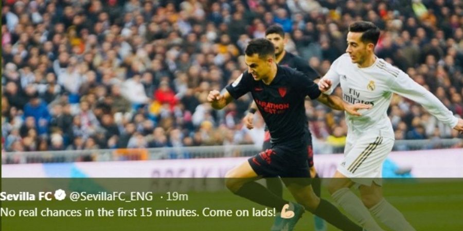 'Dibantu' VAR, Real Madrid Tahan Sevilla Tanpa Gol