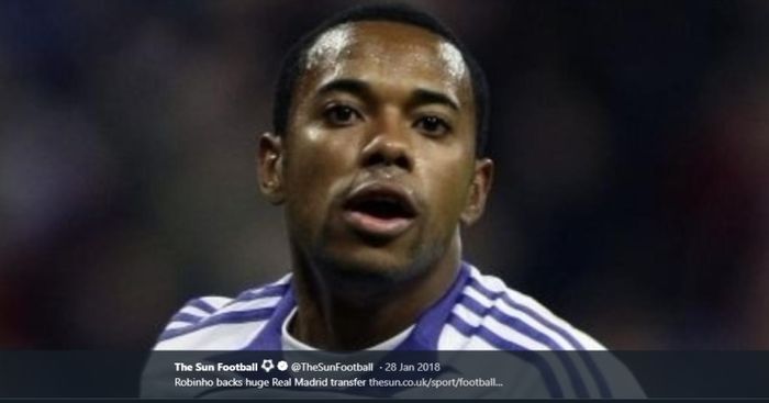 Mantan pemain Real Madrid, Robinho.