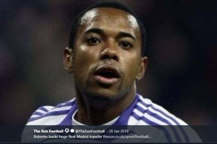 Mantan pemain Real Madrid, Robinho.