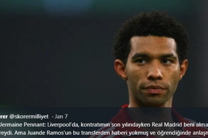 Jermaine Pennant saat membela Liverpool.