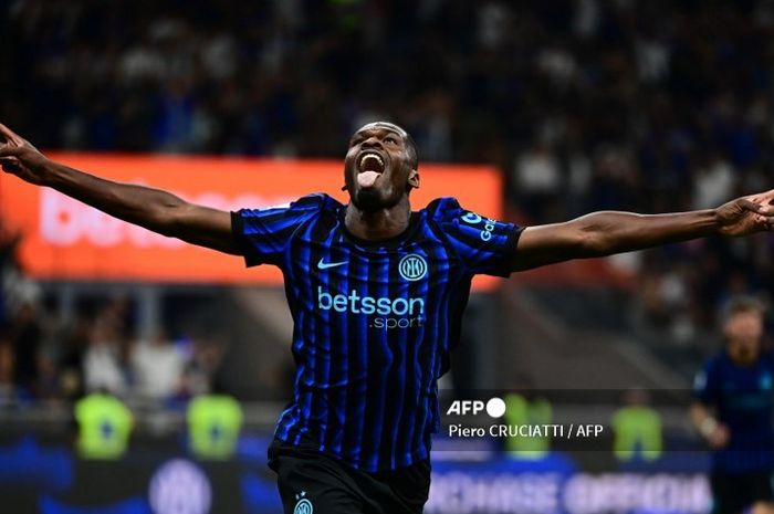 Ange-Yoan Bonny tampil menggila dalam pertandingan Inter Milan melawan Cremonese di Liga Italia (4/10/2025).